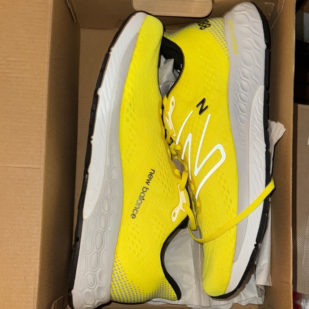 New Balance Yellow Athletic Shoes